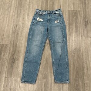 High Waisted Mom Straight Jeans American Eagle